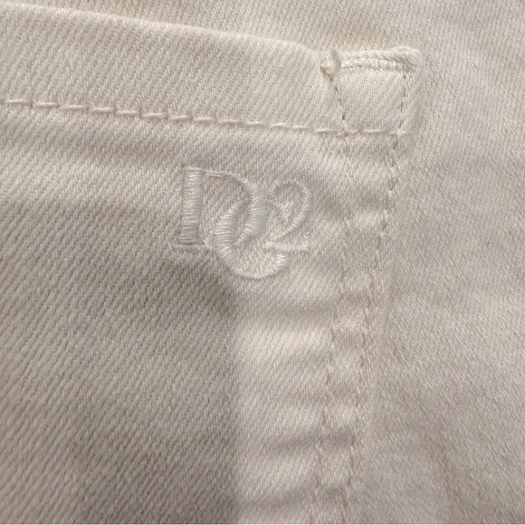 DG2 Diane Gilman Blue Jeans Embroidered Patchwork 10P, High-Rise Crop HSN - Picture 8 of 8